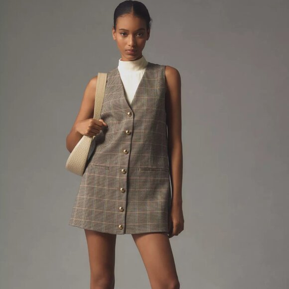ISO By Anthropologie Vest Mini Dress - Picture 2 of 2